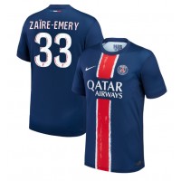 Billiga Paris Saint-Germain Warren Zaire-Emery #33 Hemma fotbollskläder 2024-25 Kortärmad